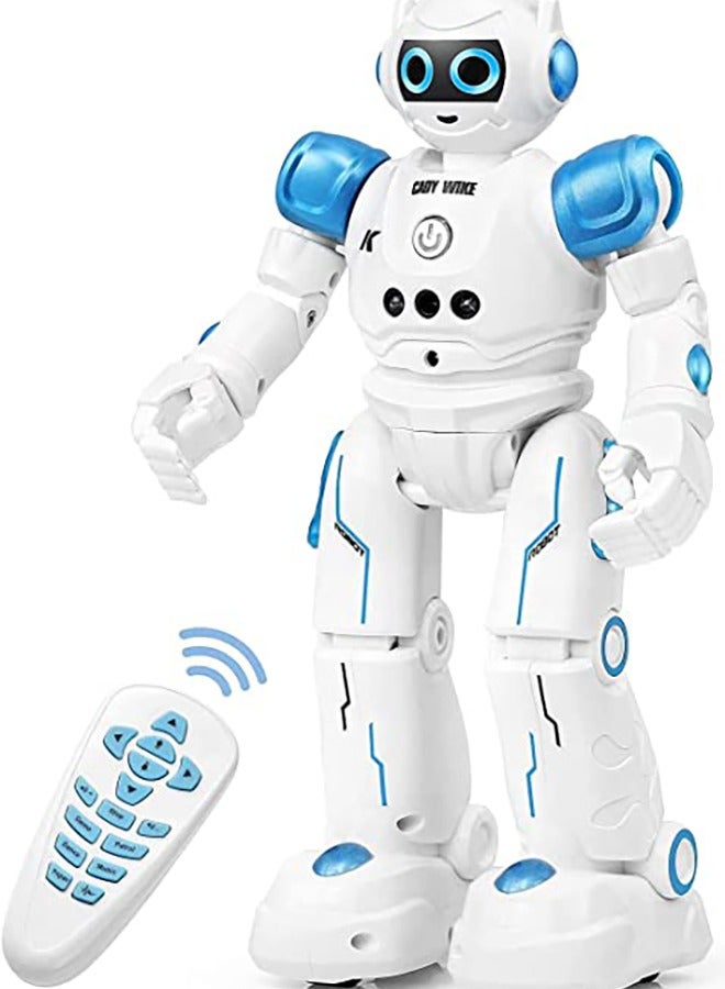 Robot Toys RC Robot for Kids Rechargeable Intelligent Programmable Robot with Infrared Controller,Remote Control Robots Gesture Sensing Robot,Interactive Walking Singing Dancing - Image 1